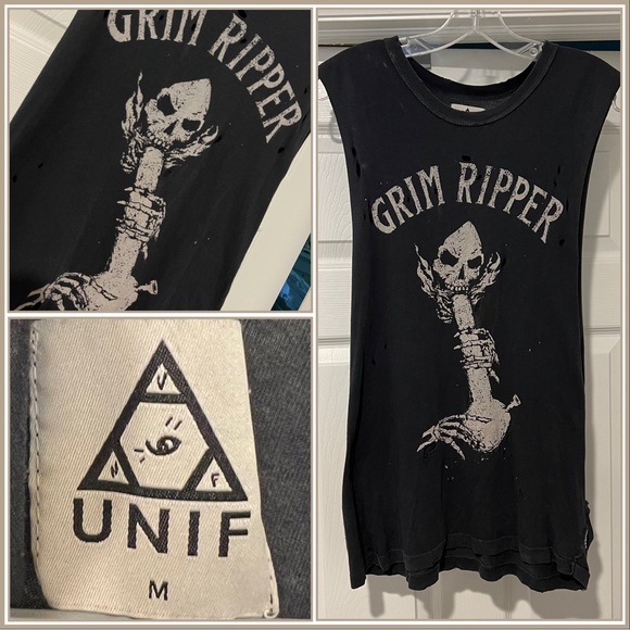 UNIF Grim Ripper Tank Oversized Medium - Picture 2 of 2